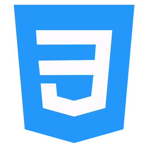 CSS Logo and link to mdn web docs CSS (https://developer.mozilla.org/en-US/docs/Web/CSS)